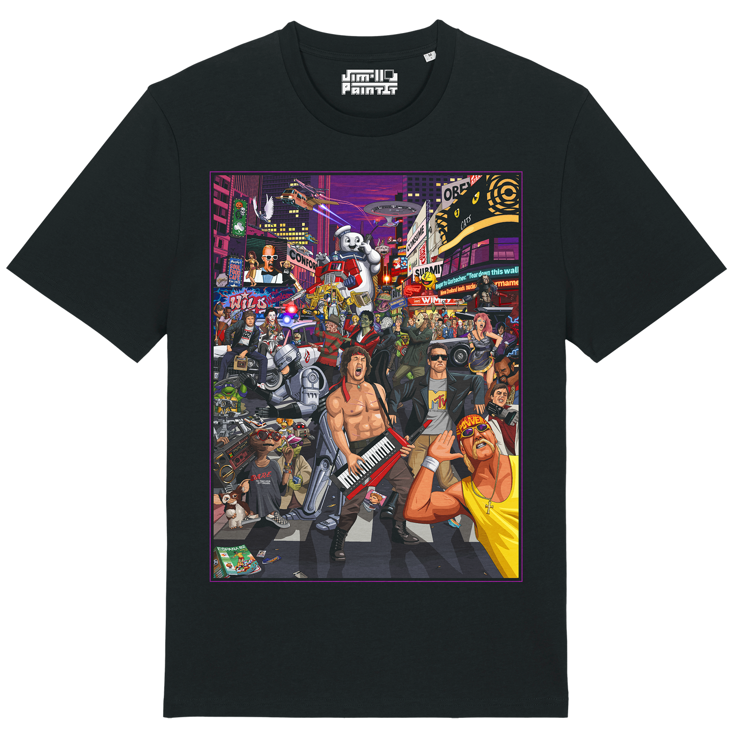80s - Black Unisex T-shirt
