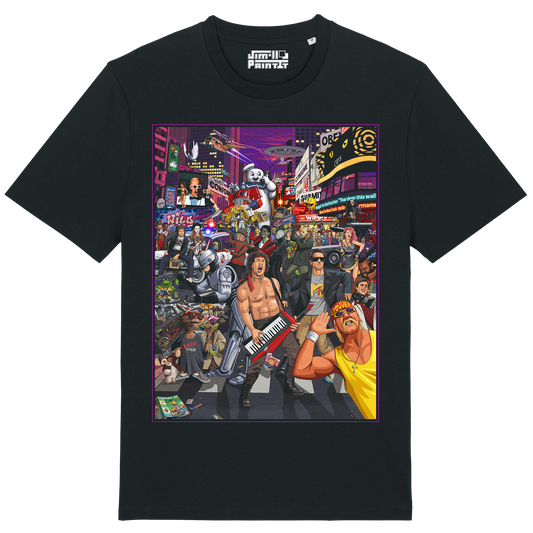 80s - Black Unisex T-shirt