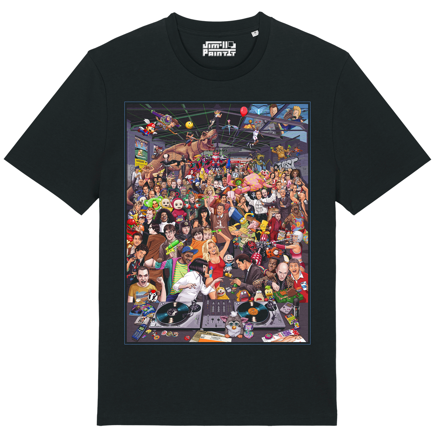 90s - Black Unisex T-shirt
