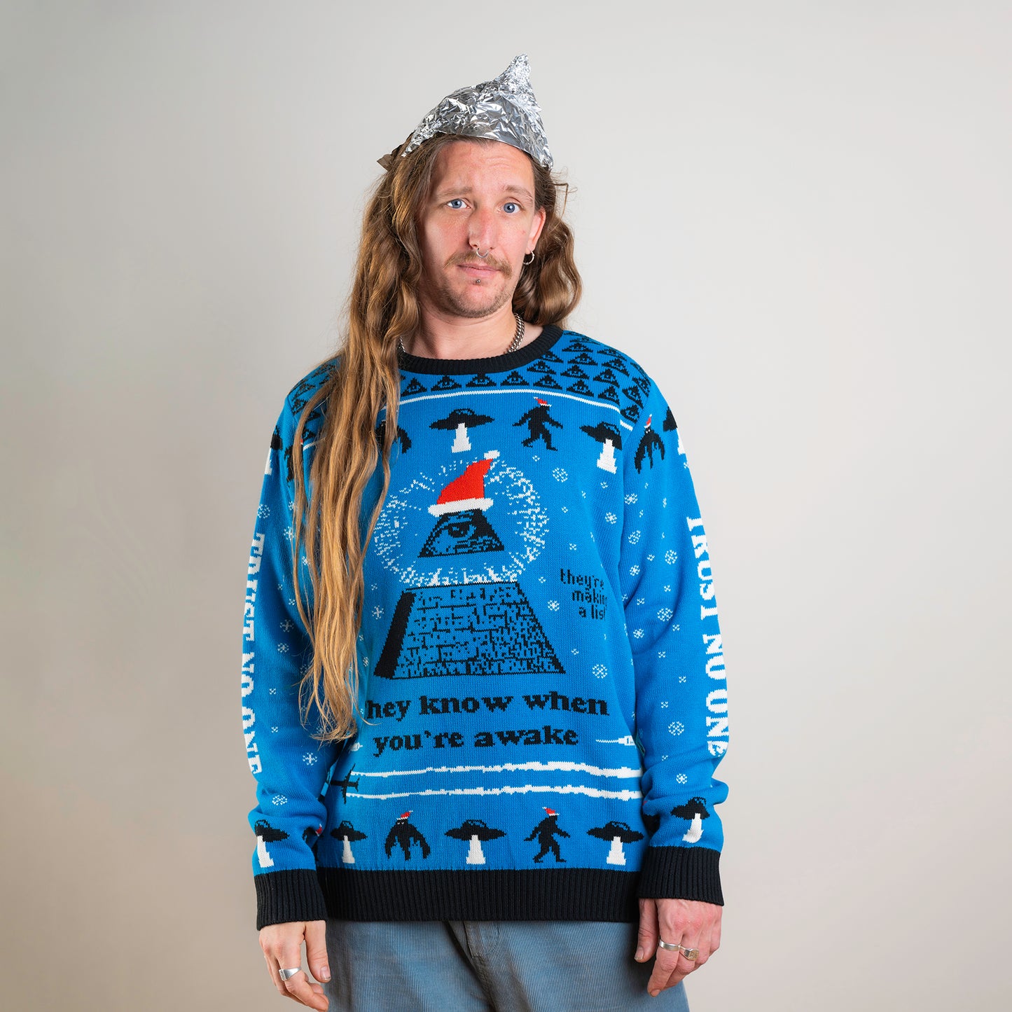 They Know When You're Awake - Christmas Jumper
