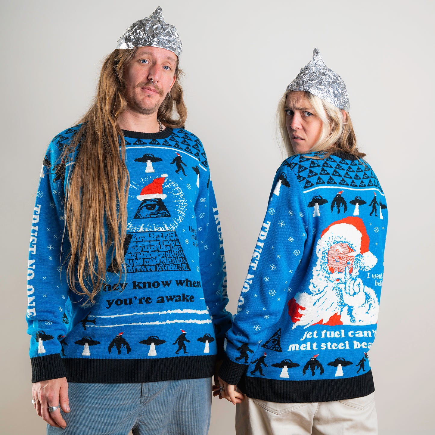 They Know When You're Awake - Christmas Jumper