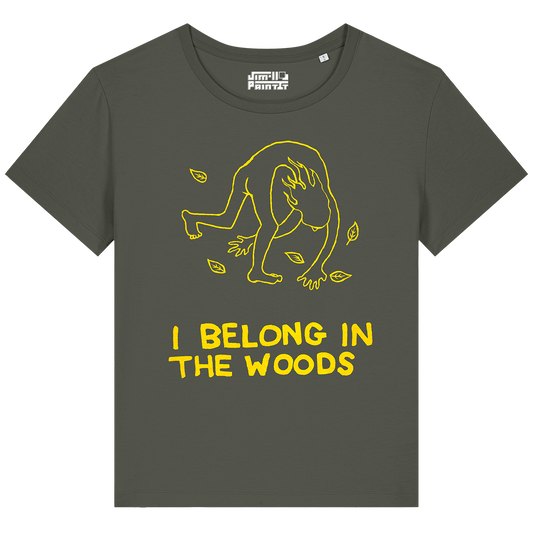 I Belong In The Woods - Women's Scoop Neck T-shirt