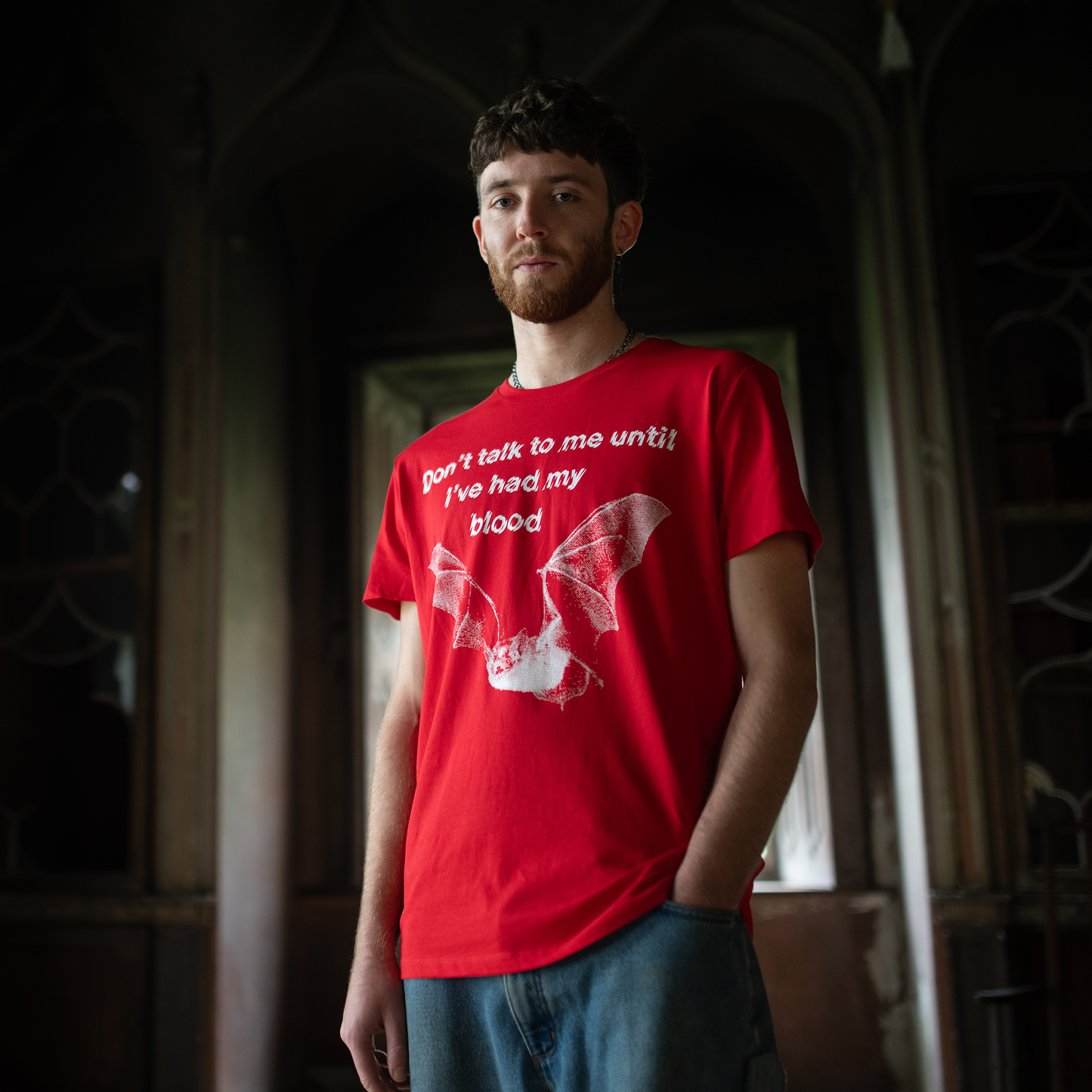 Don't Talk To Me Until I've Had My Blood - Unisex T-shirt