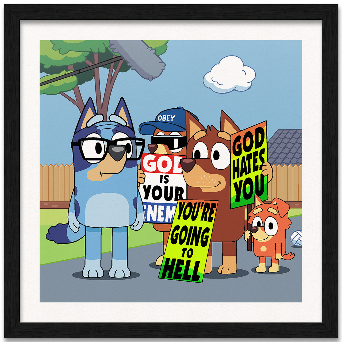 Bluey Theroux Art Print