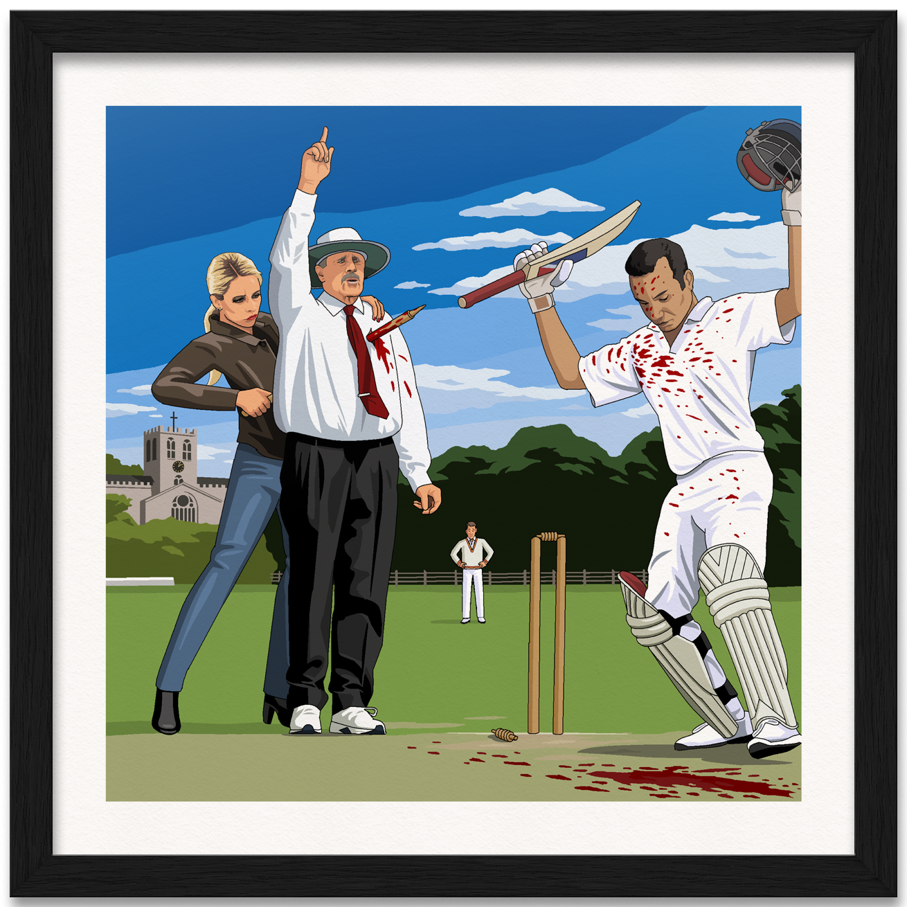 Buffy The Umpire Slayer Art Print
