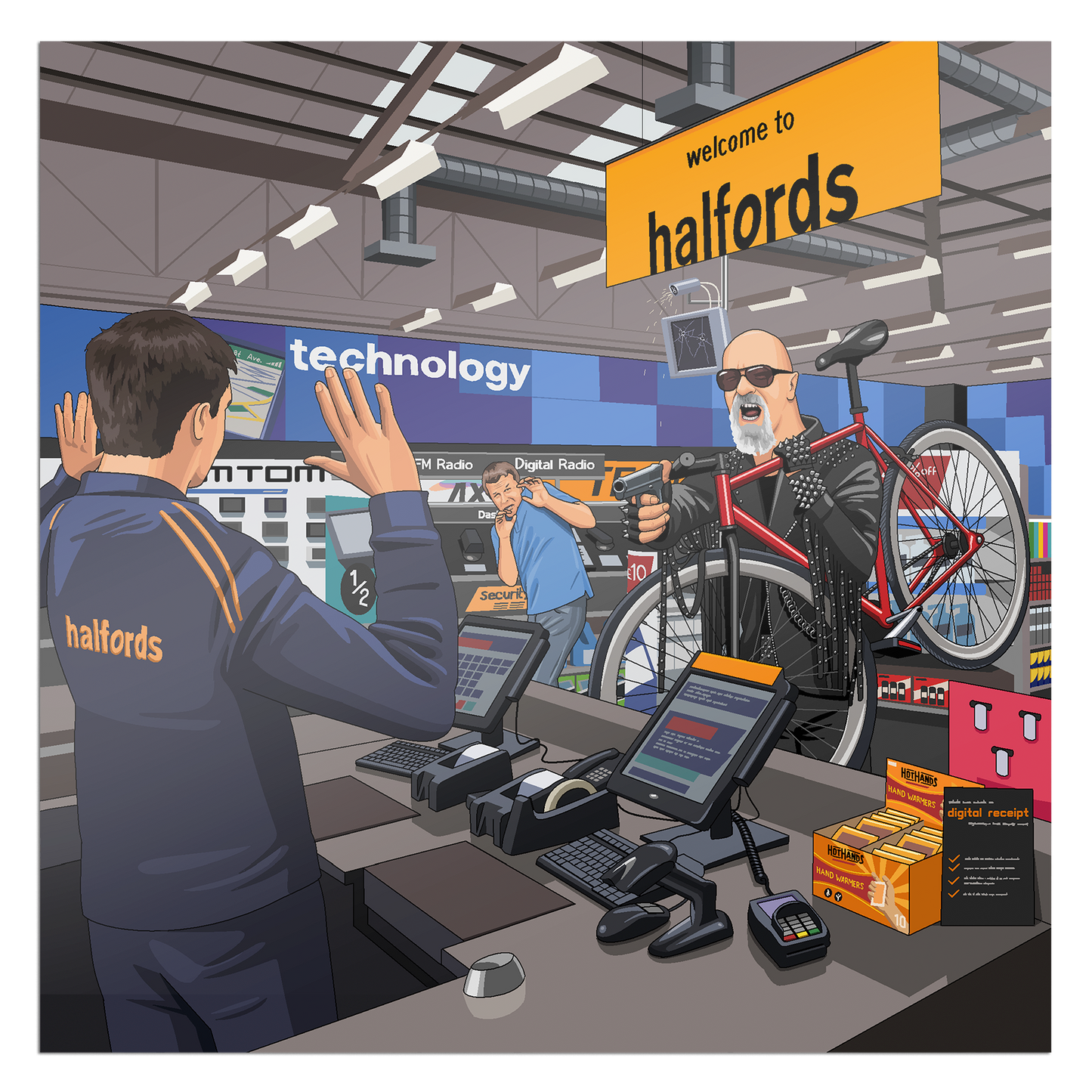 Robs Halfords - Poster Print
