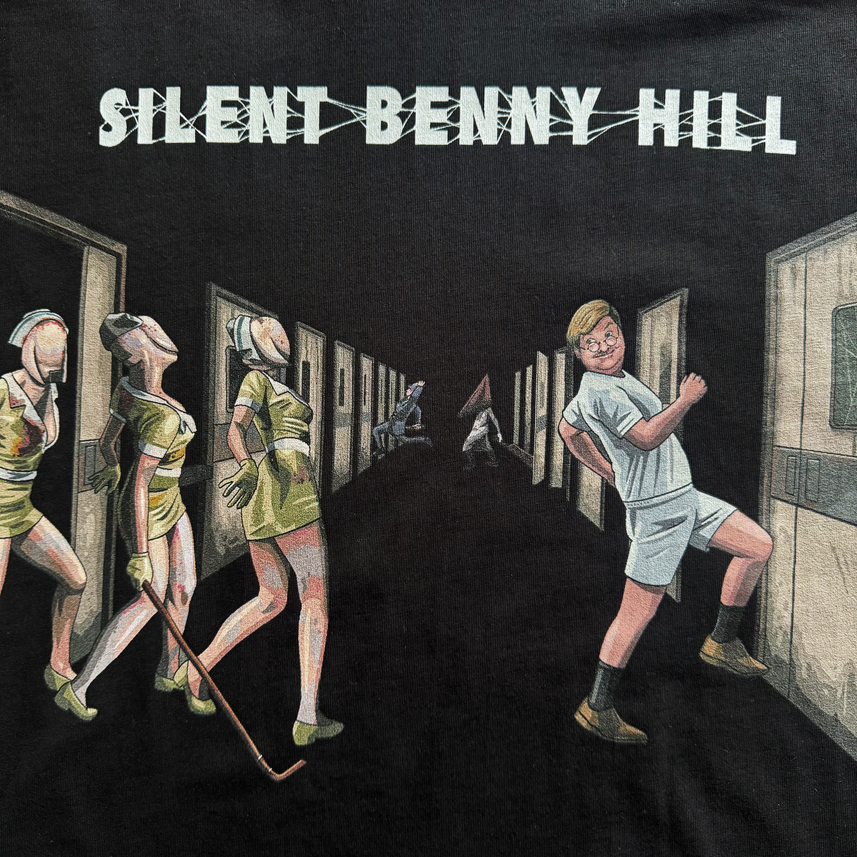 Silent Benny Hill Tee