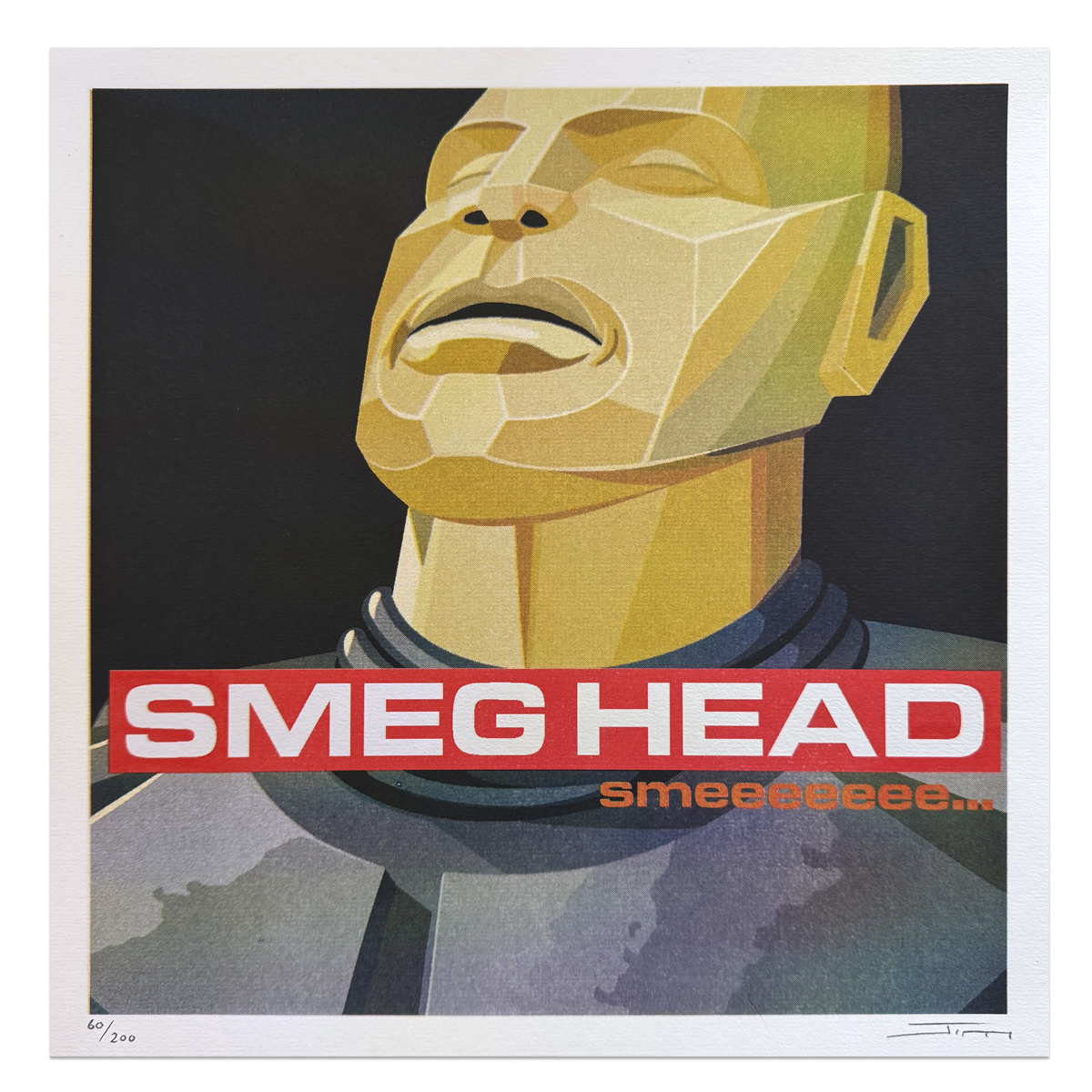 Smeghead - Ltd Halftone Risograph Print