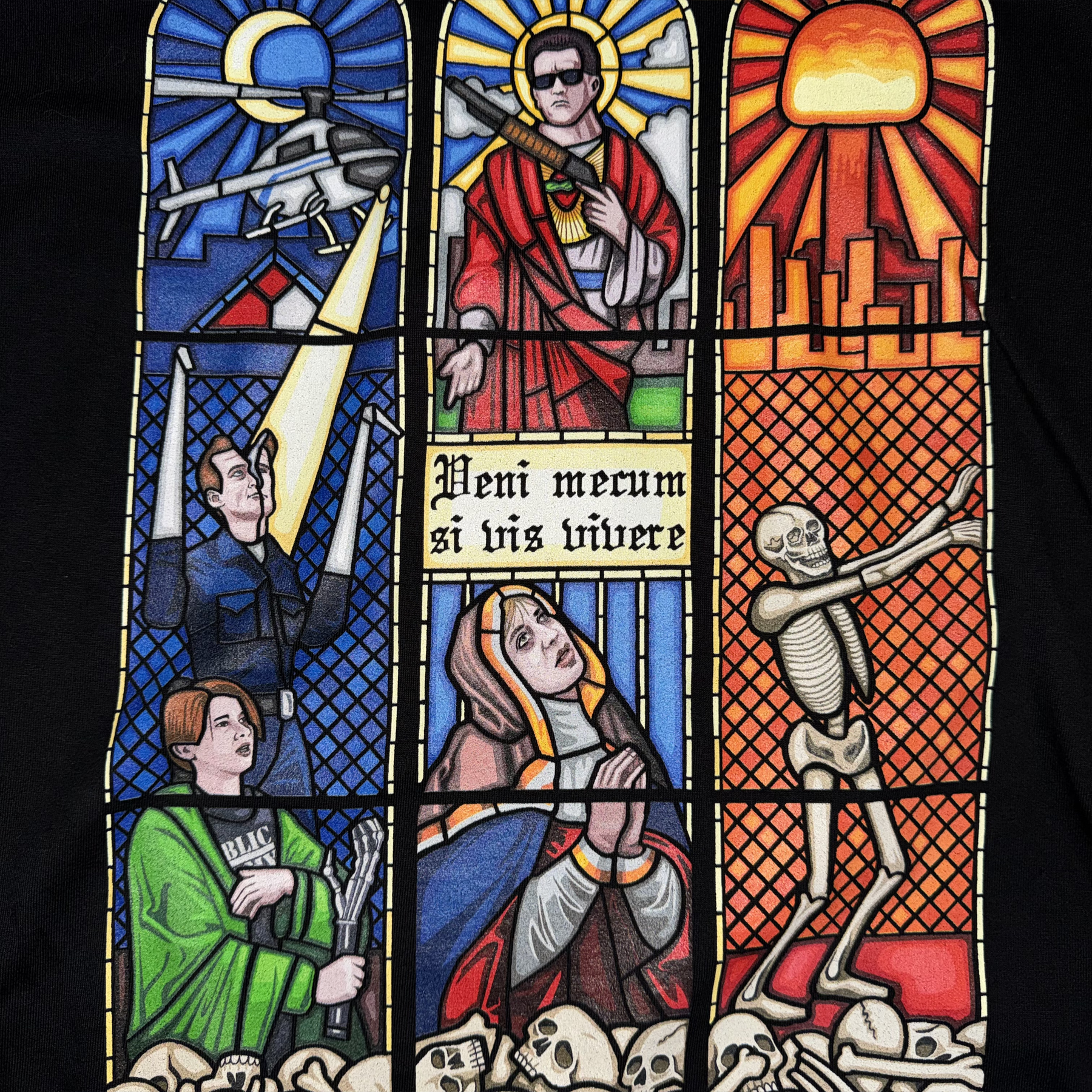 T2 Stained Glass - Unisex T-shirt – Jim'll Paint It