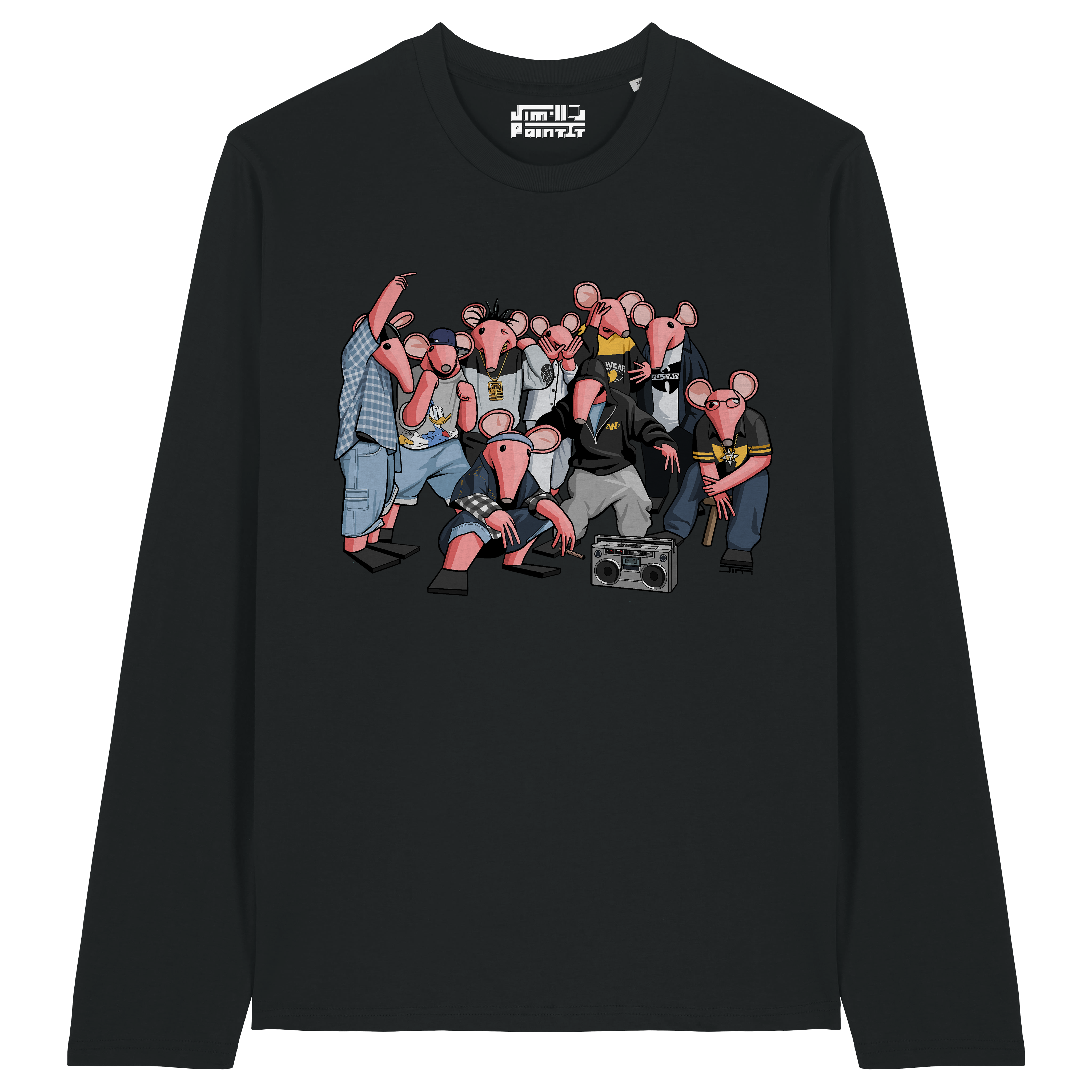 Wu-Tang Clangers - Longsleeve T-shirt – Jim'll Paint It