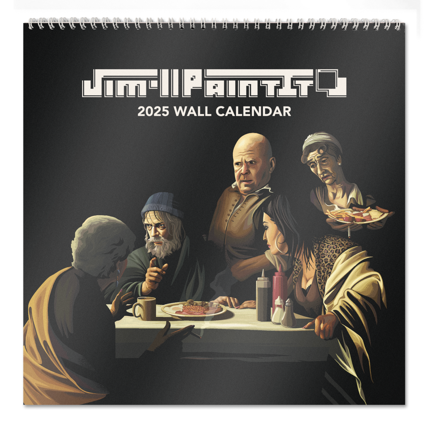 Jim'll Paint It 2025 Wall Calendar