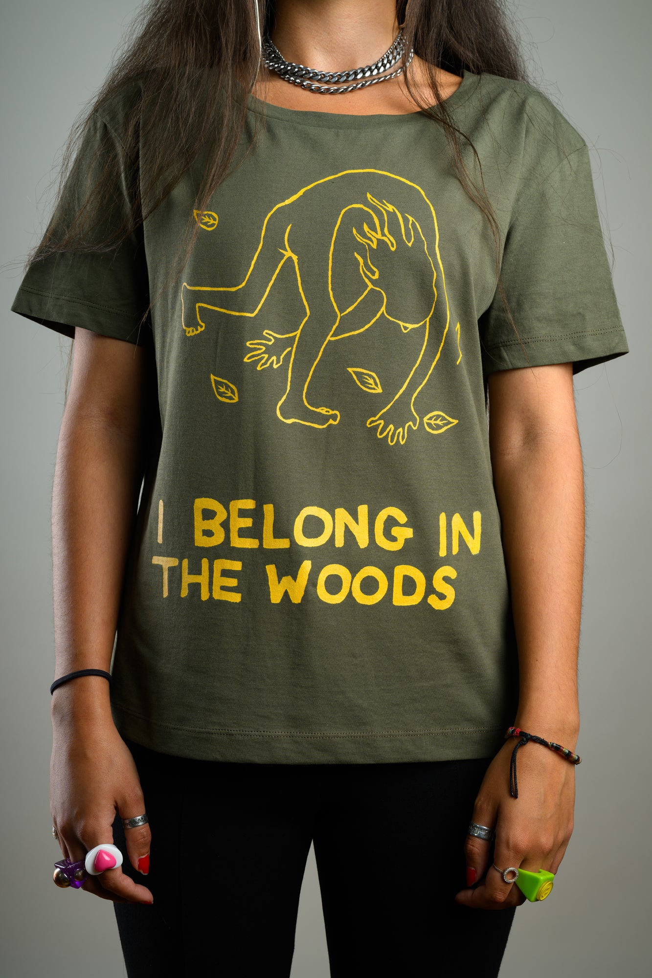 I Belong In The Woods - Women's Scoop Neck T-shirt