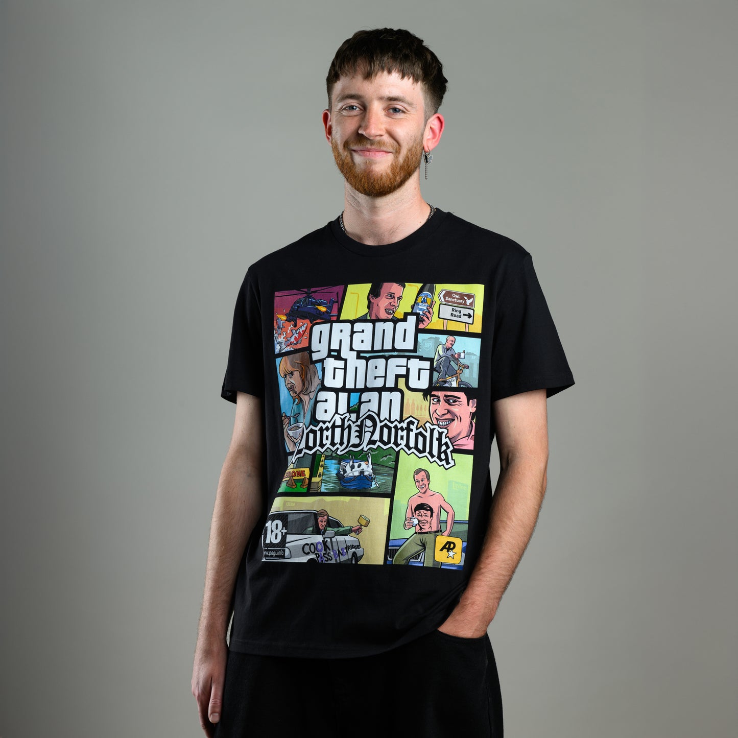 Grand Theft Alan: North Norfolk - Unisex T-shirt