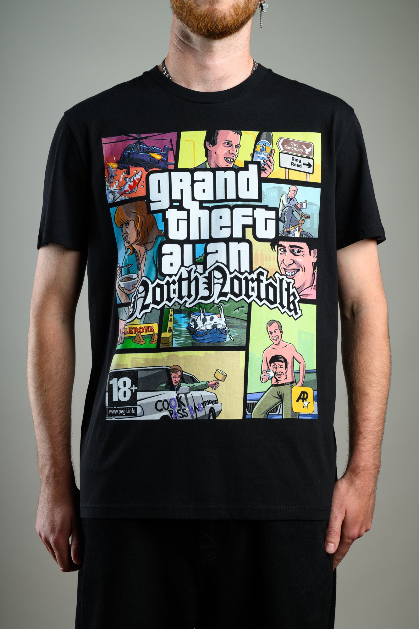 Grand Theft Alan: North Norfolk - Unisex T-shirt