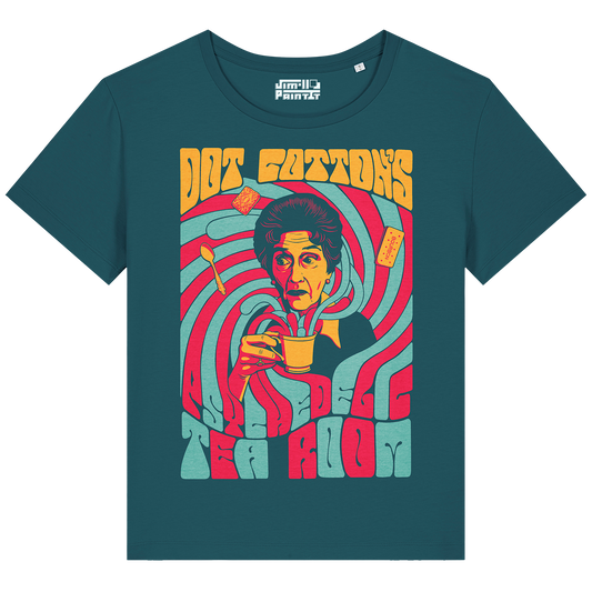 Dot Cotton's Psychedelic Tea Party - Women's Scoop Neck T-shirt