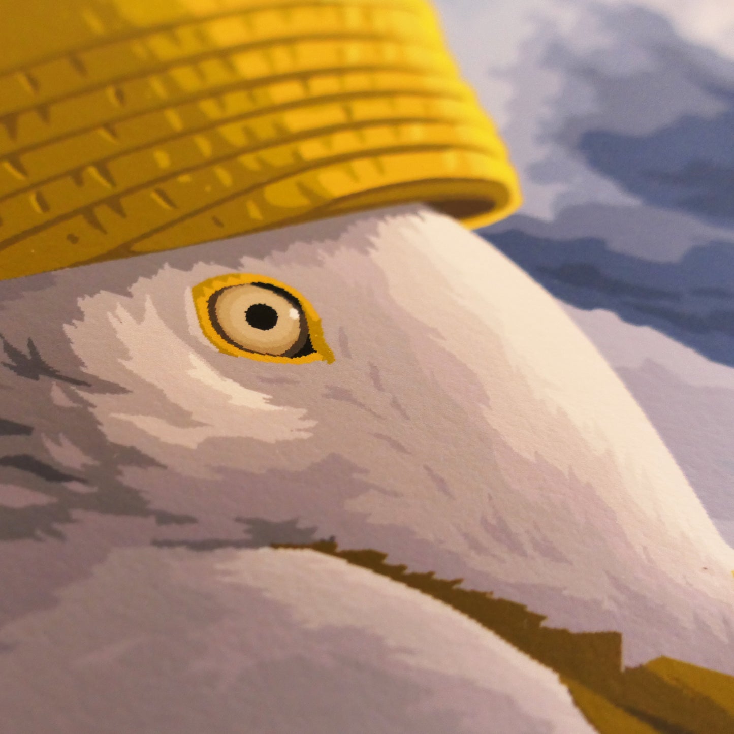 A Seagull in a Sou'wester - Ltd Giclee Print