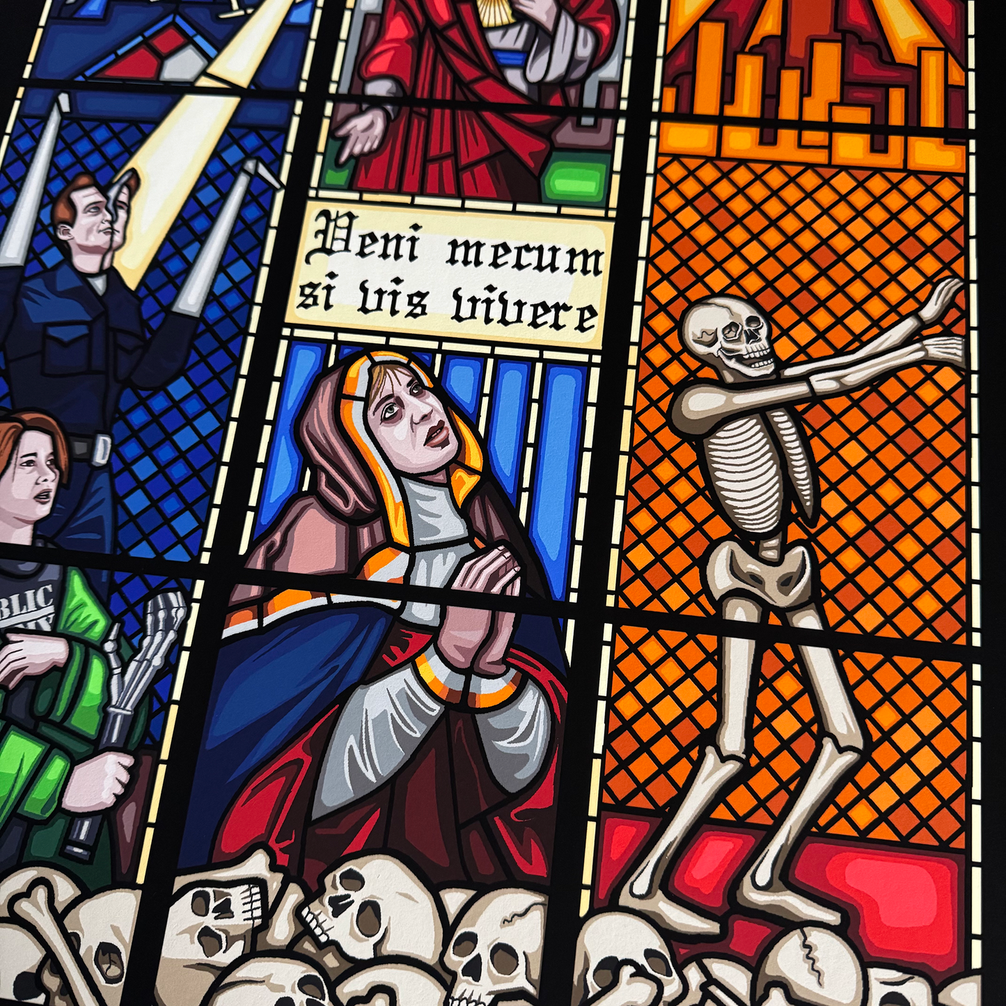 T2 Stained Glass - Ltd A2 Giclee Print