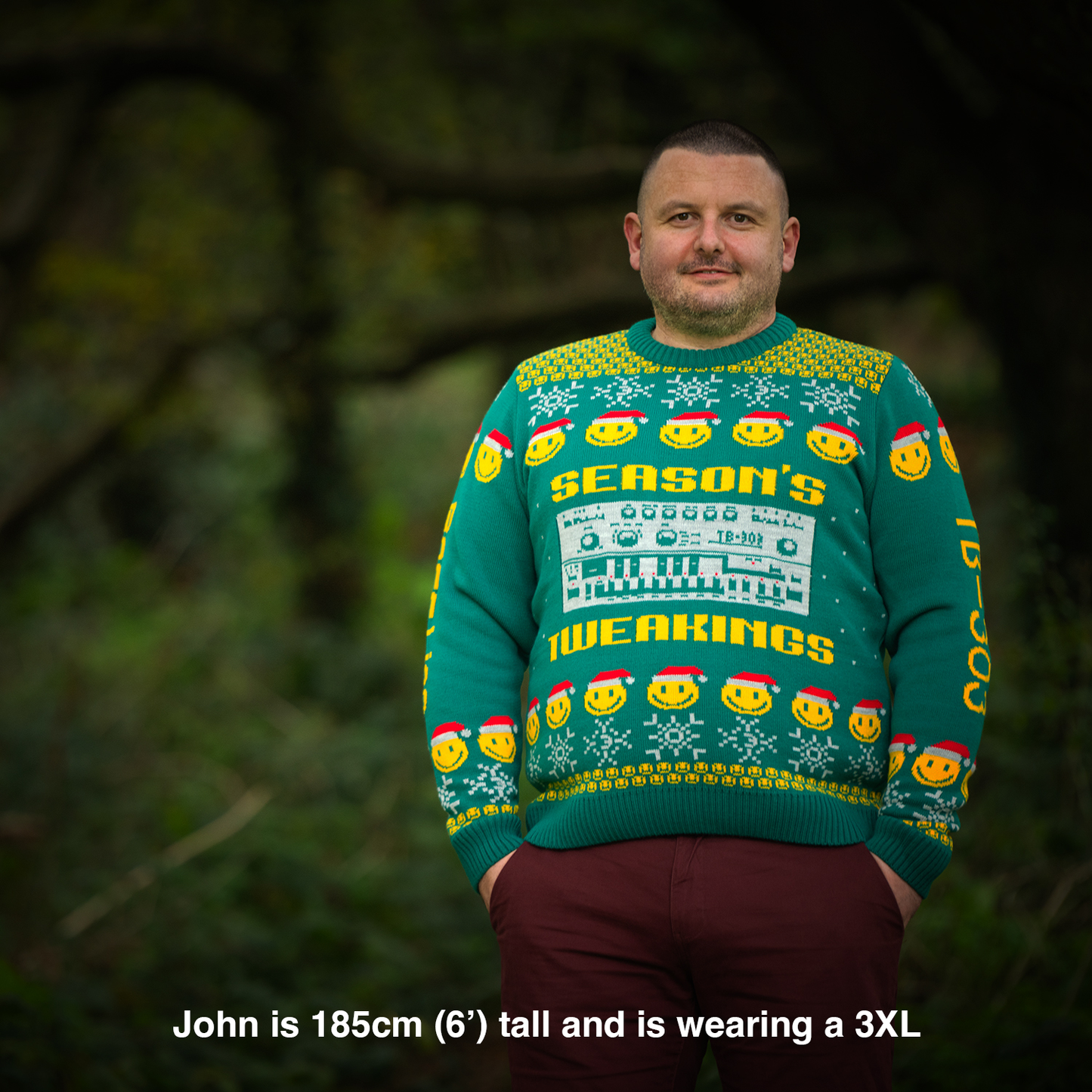 The Acid House Christmas Jumper - Green Edition