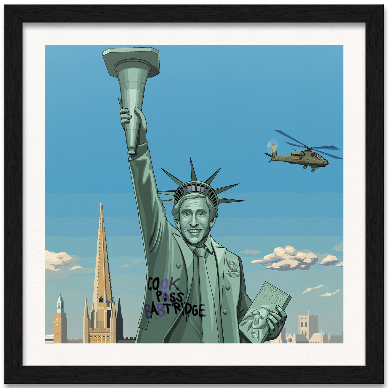 Alan of Liberty Art Print