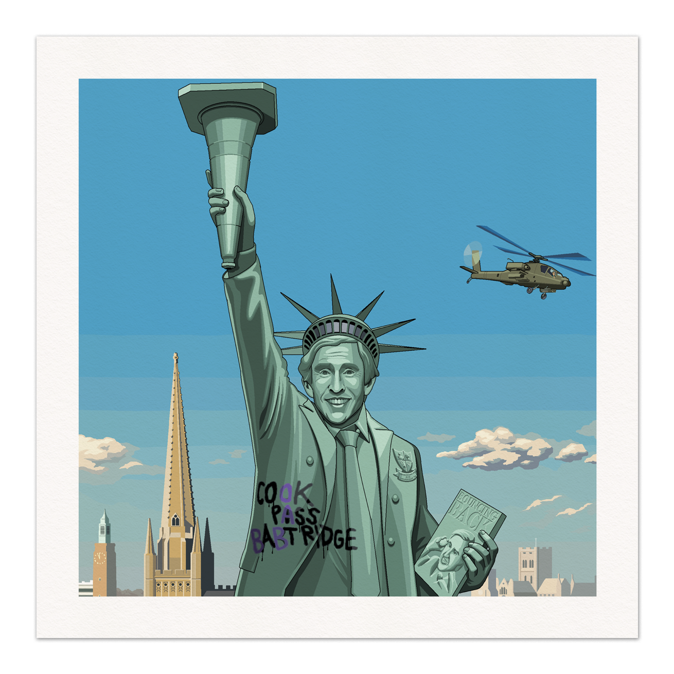 Alan of Liberty Art Print
