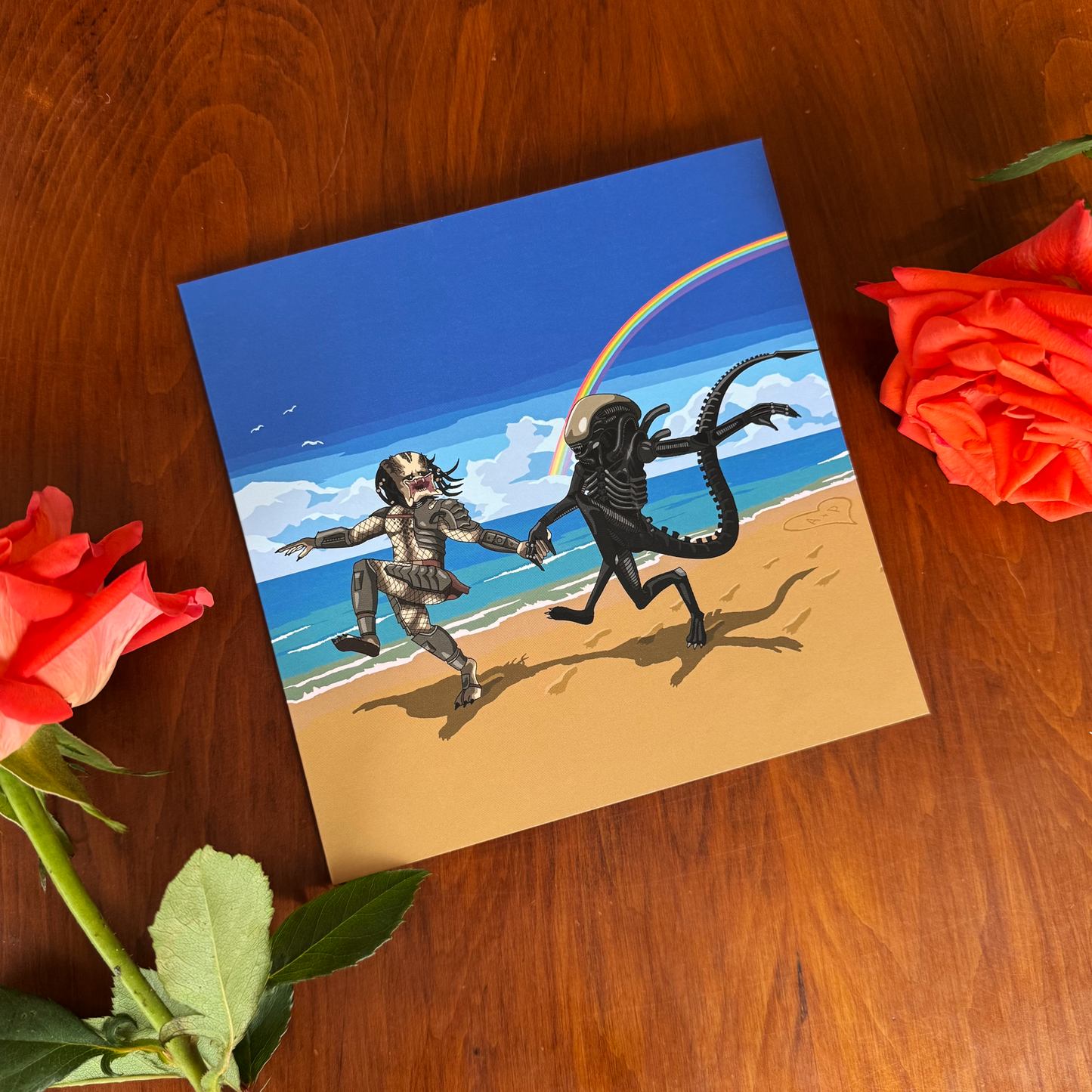 A♥︎P Greeting Card