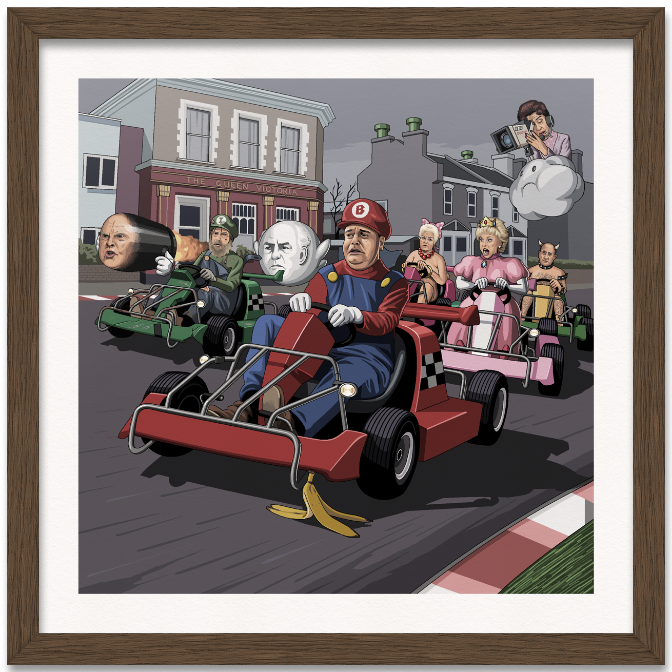 Barry-O Kart Art Print