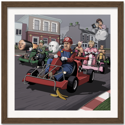 Barry-O Kart Art Print