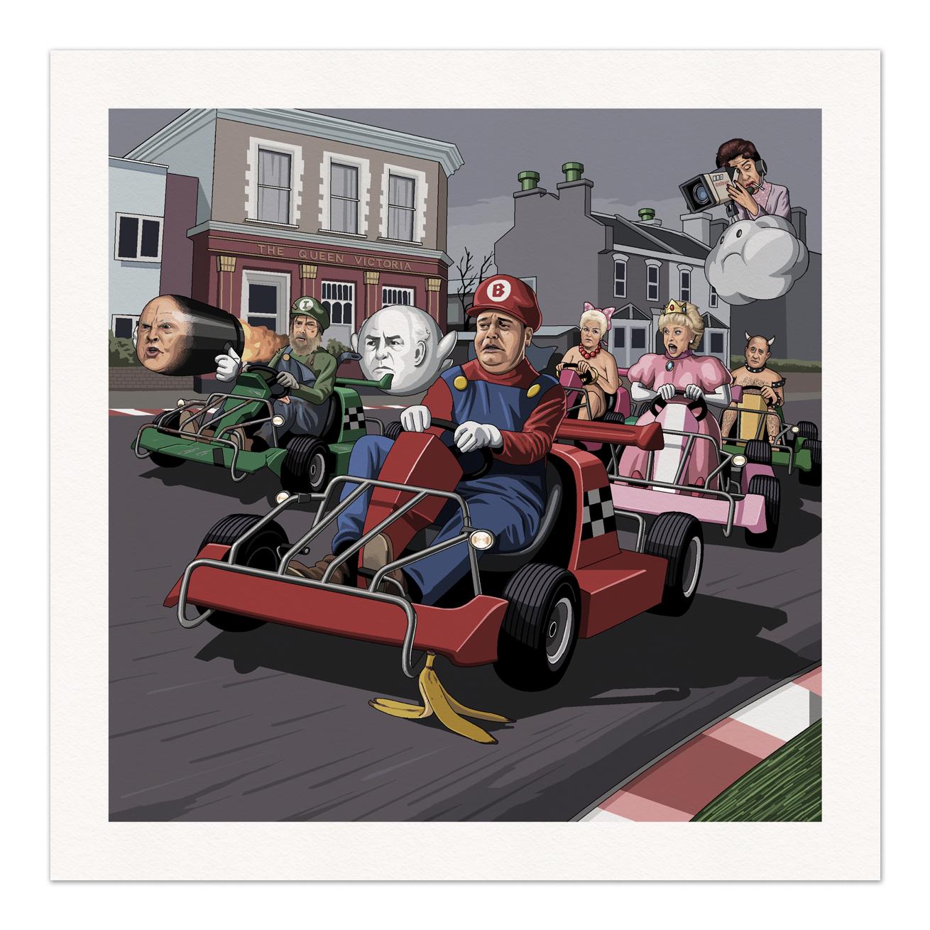 Barry-O Kart Art Print