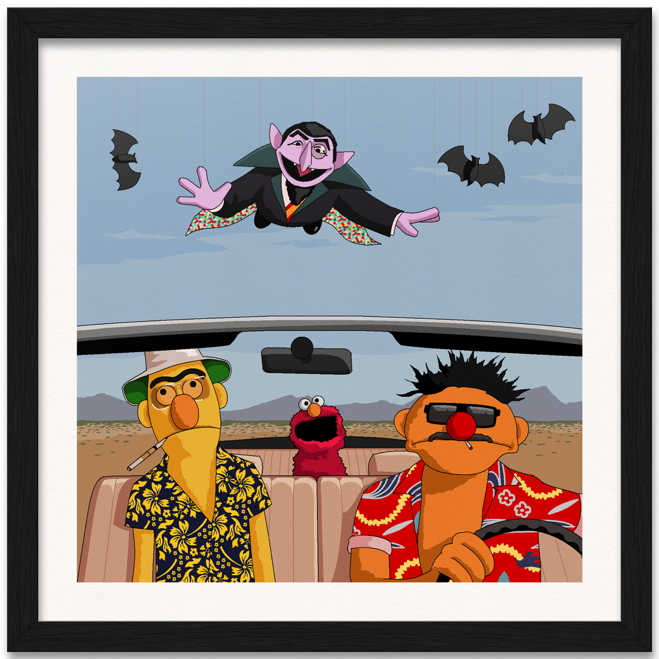Bat Country (Original Version) Art Print