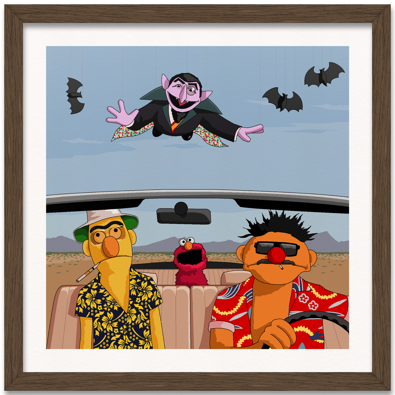 Bat Country (Original Version) Art Print