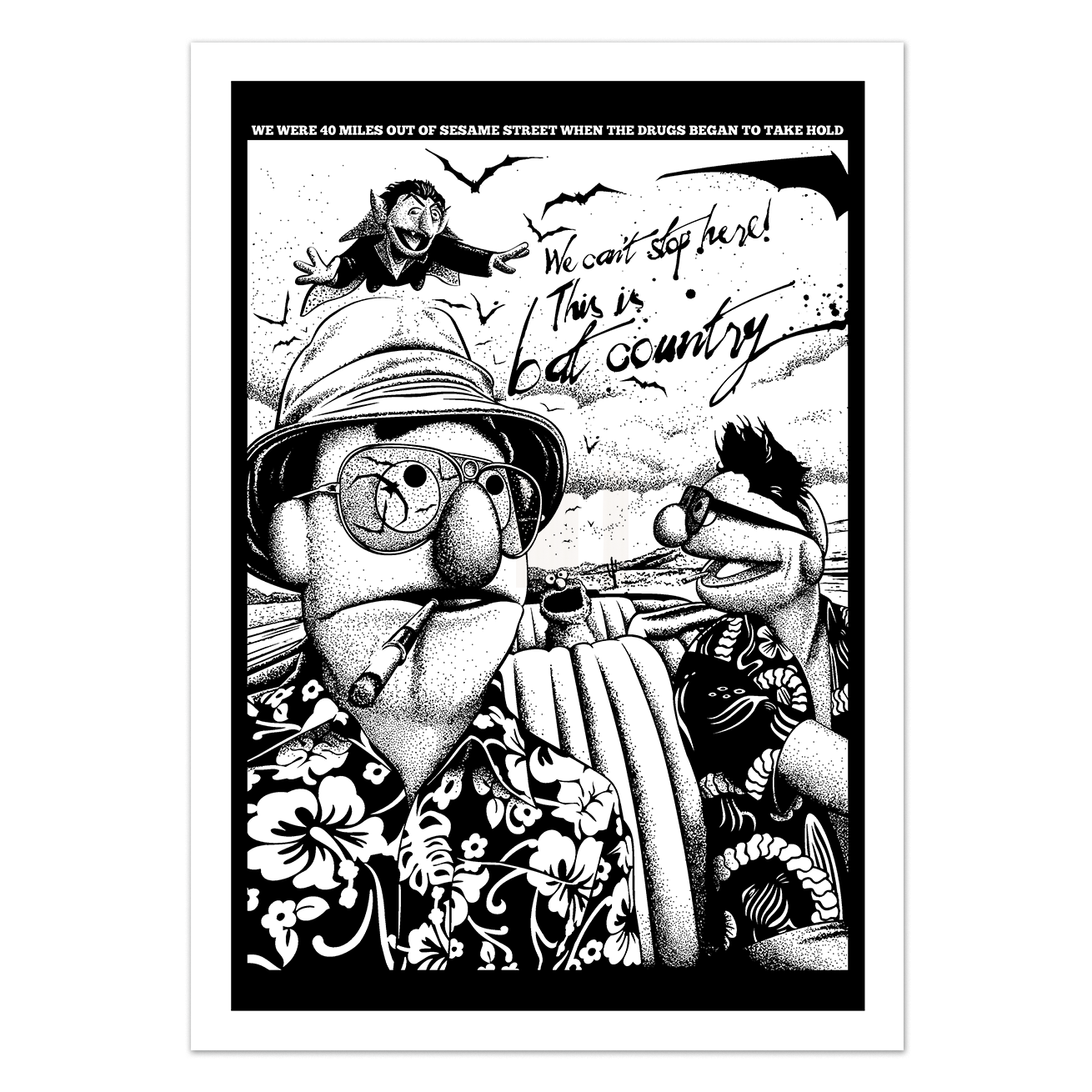 Bat Country Redux Art Print