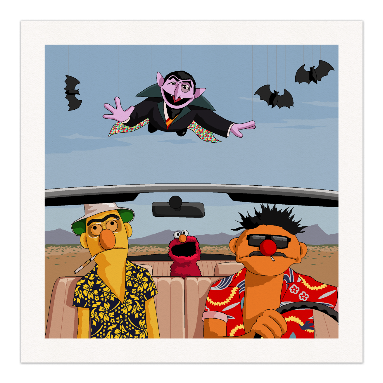 Bat Country (Original Version) Art Print