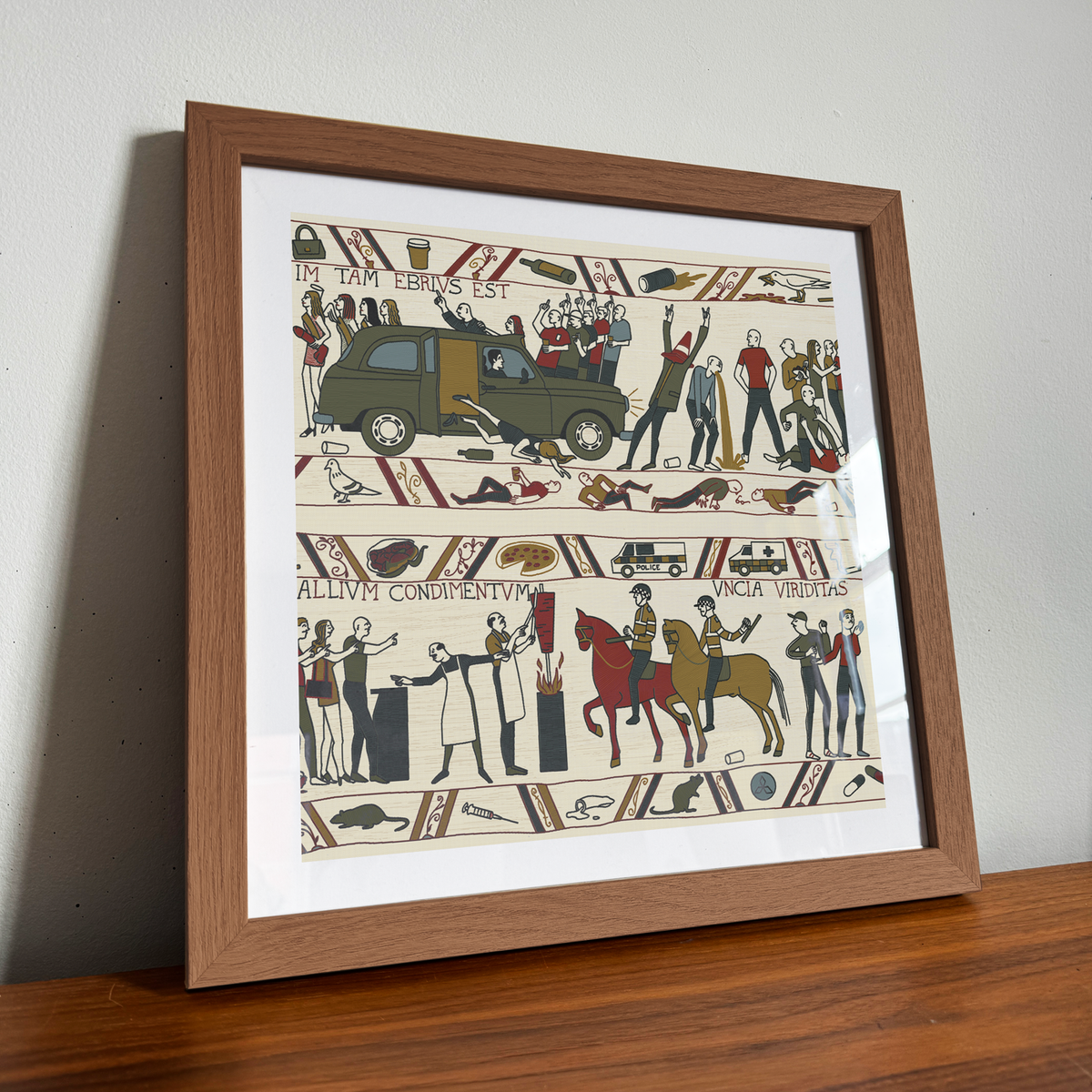 Bayeux Kicking Out Time Art Print