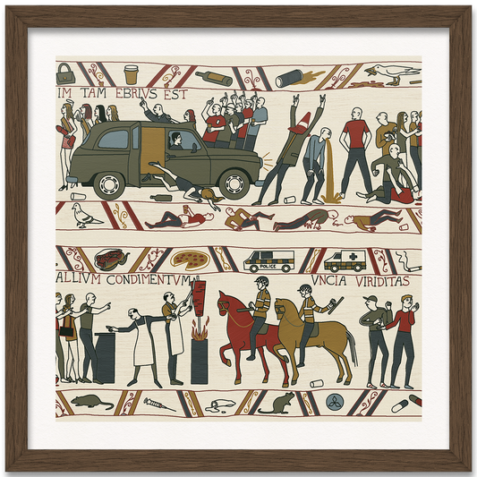 Bayeux Kicking Out Time Art Print