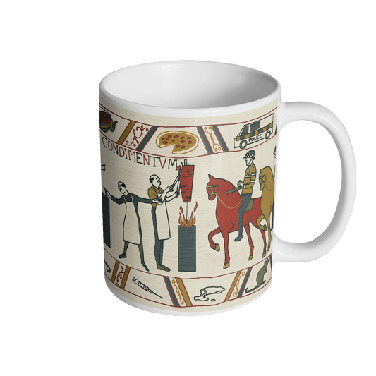 Bayeux Kicking Out Time - Ceramic Mug