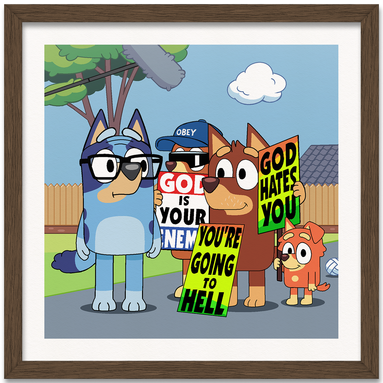 Bluey Theroux Art Print