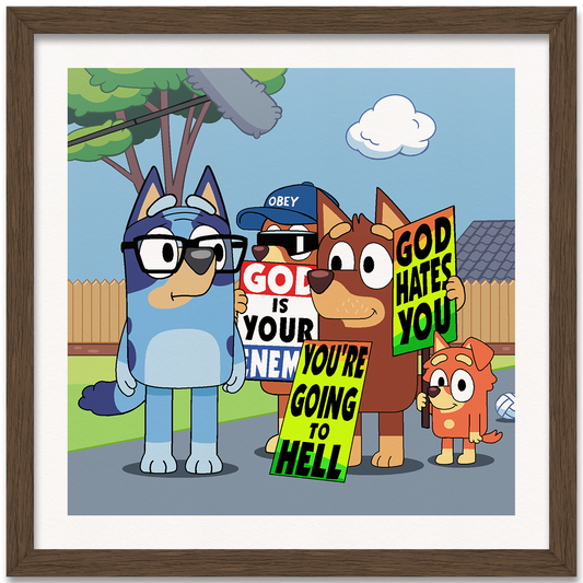 Bluey Theroux Art Print
