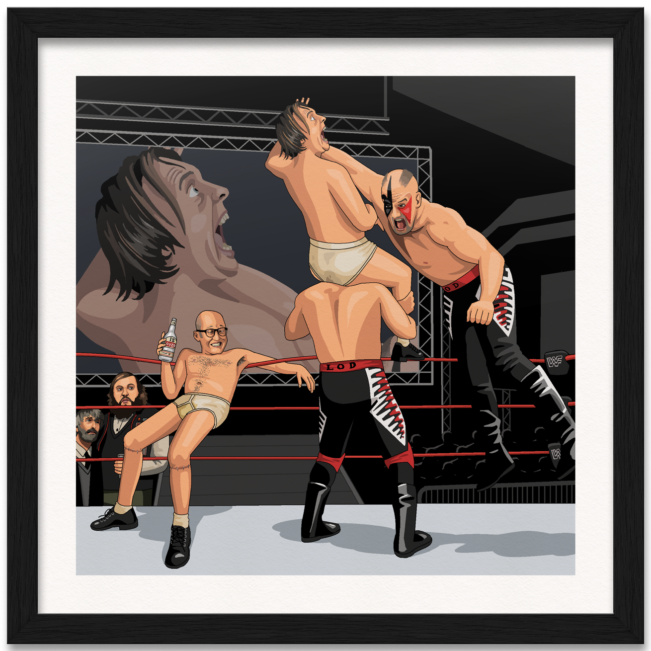 Bottom Versus The Legion of Doom Art Print