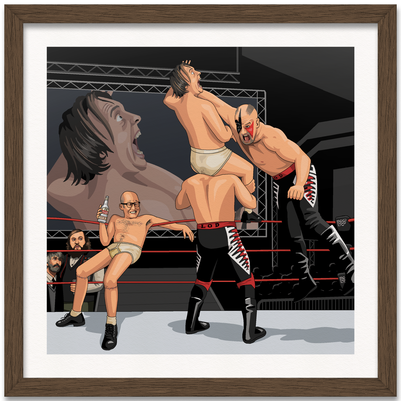 Bottom Versus The Legion of Doom Art Print