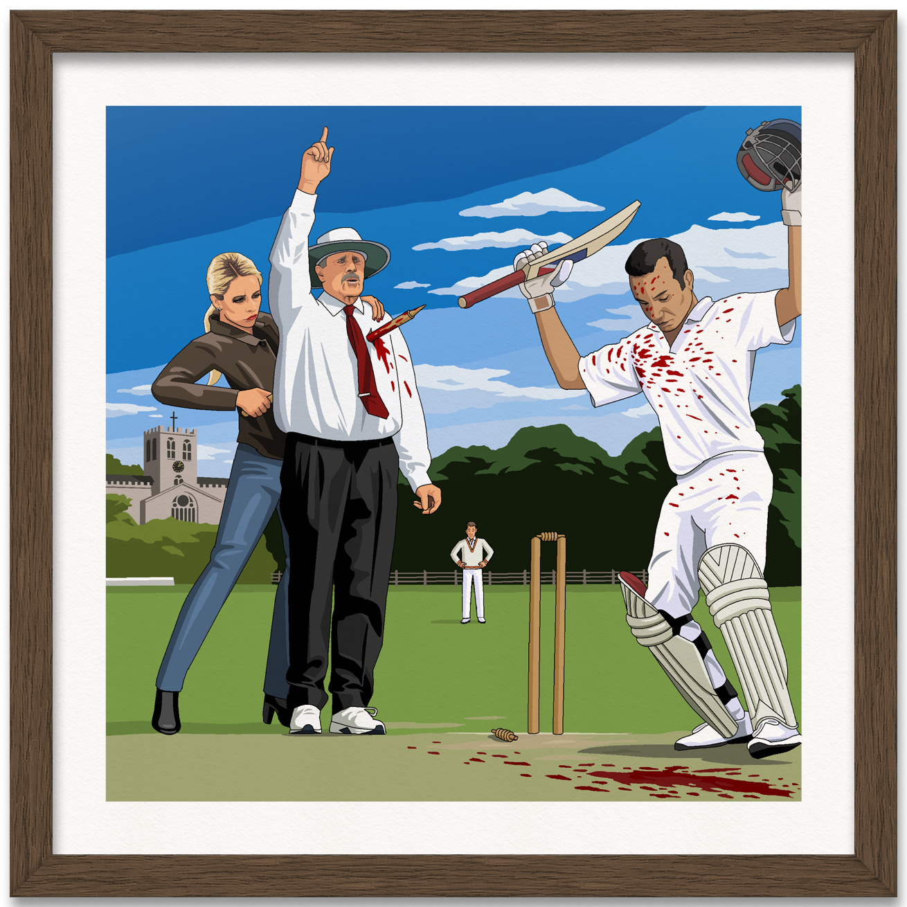 Buffy The Umpire Slayer Art Print