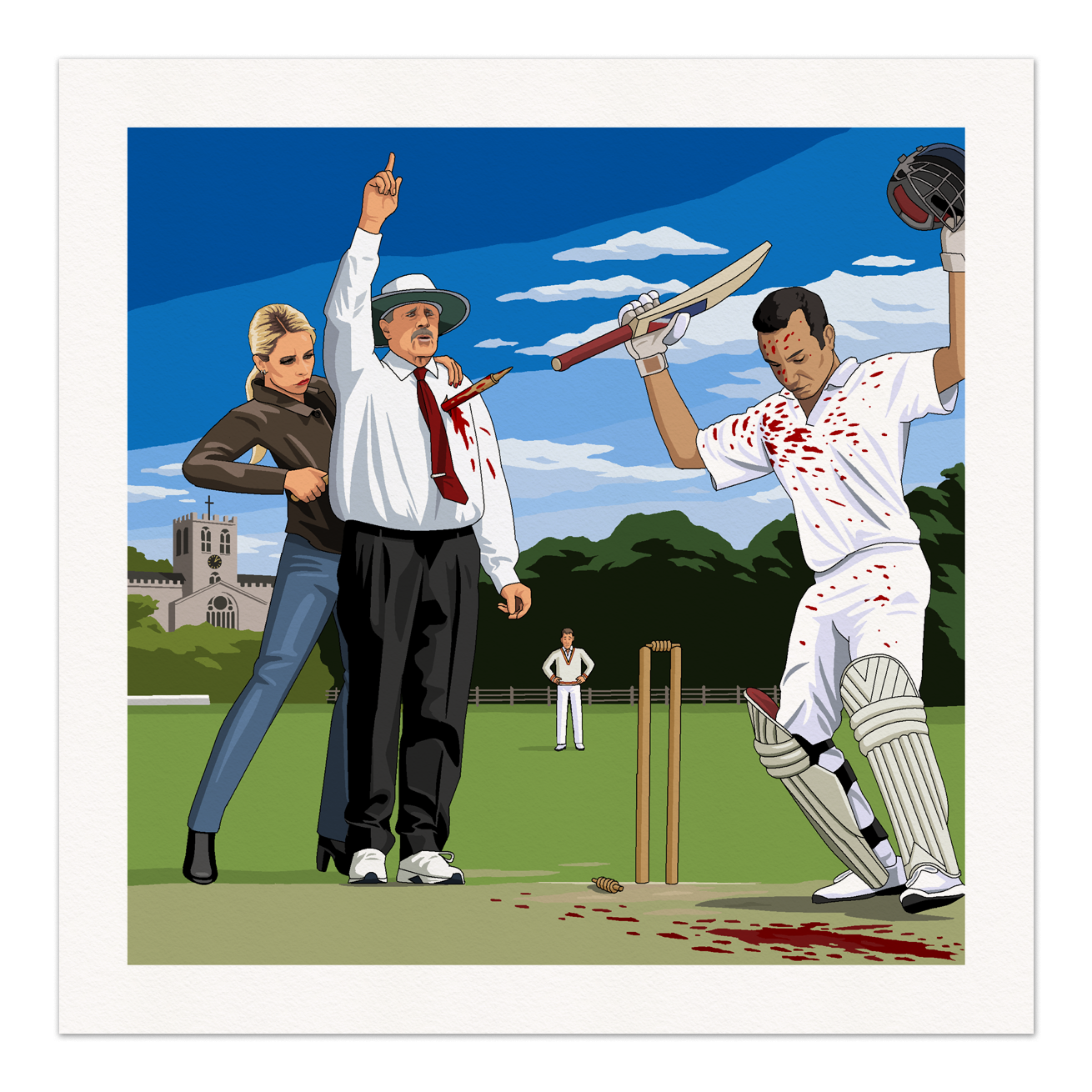 Buffy The Umpire Slayer Art Print