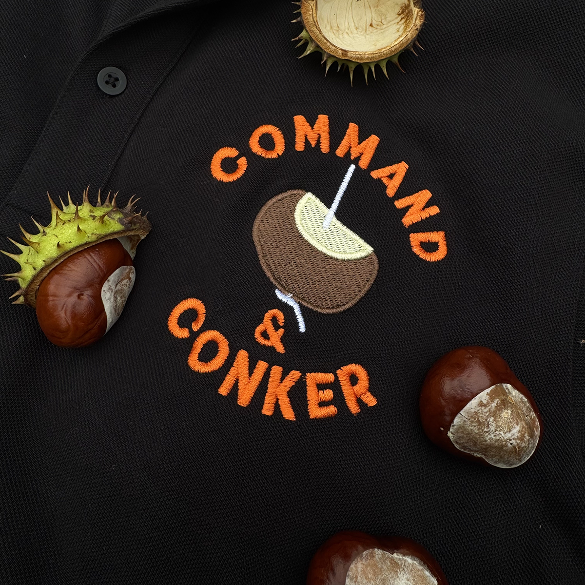 Command & Conker - Embroidered Polo