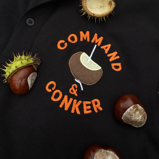 Command & Conker - Embroidered Polo
