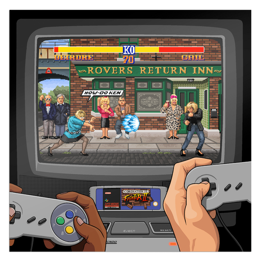 Coronation Street Fighter II - Poster Print