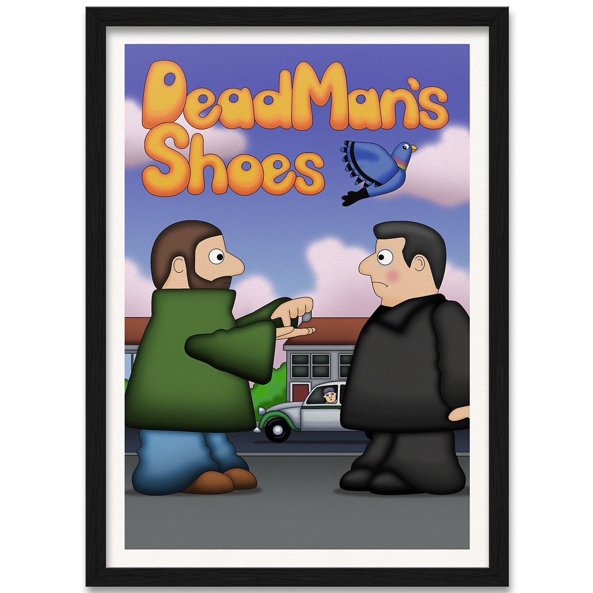 Pigeon Street Dead Man's Shoes Art Print