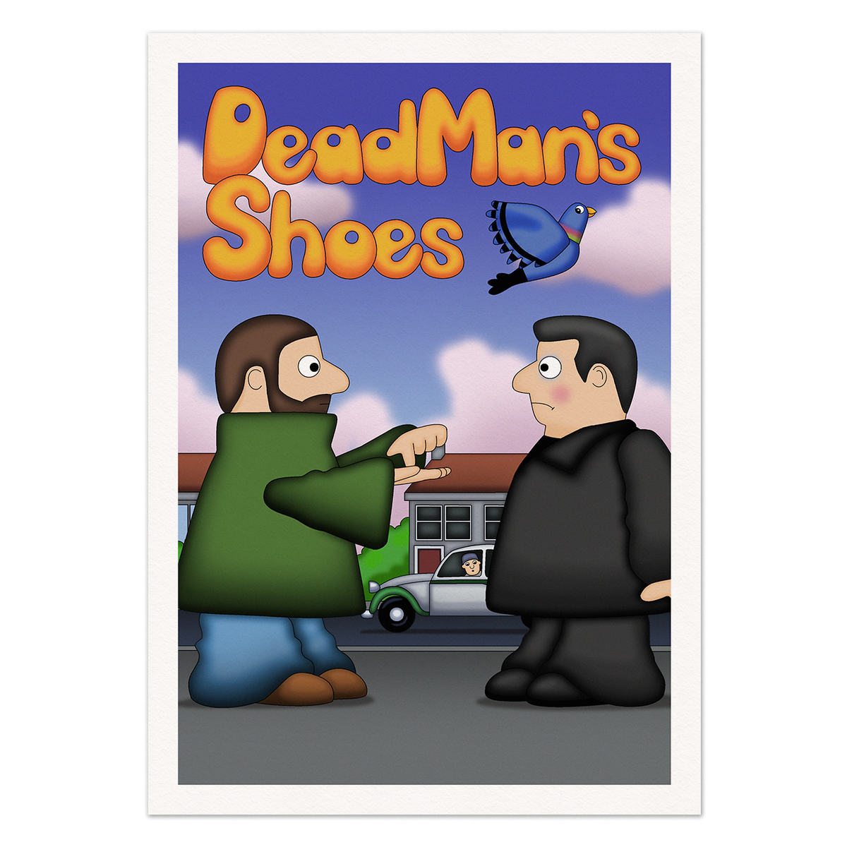 Pigeon Street Dead Man's Shoes Art Print