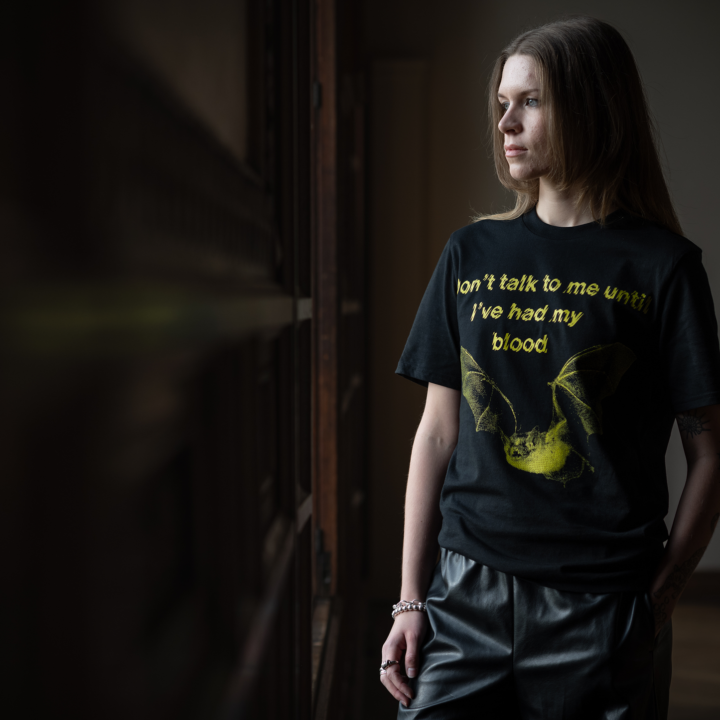 Don't Talk To Me Until I've Had My Blood - Unisex T-shirt