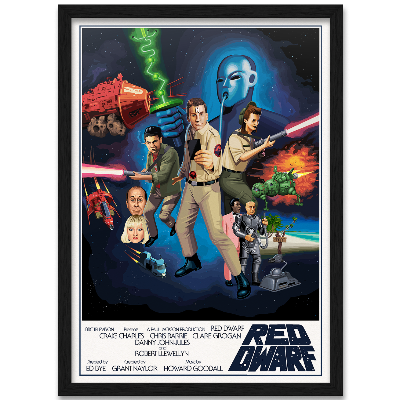 Dwarf Wars Art Print