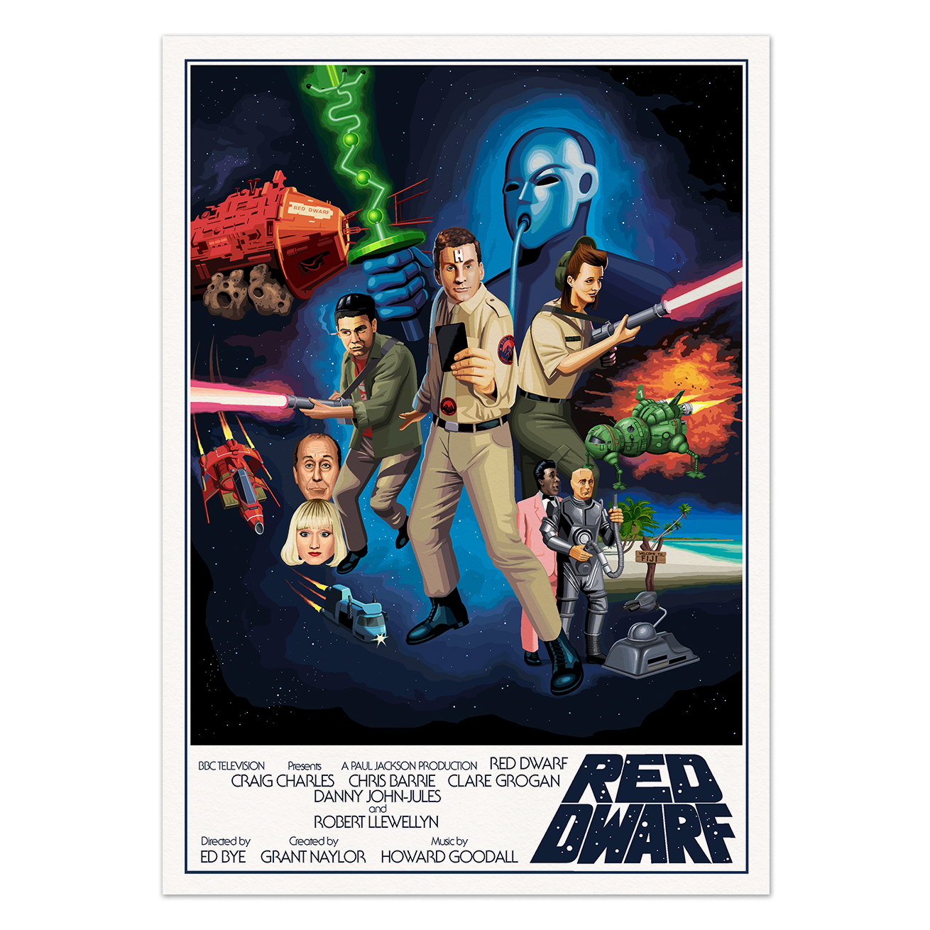 Dwarf Wars Art Print
