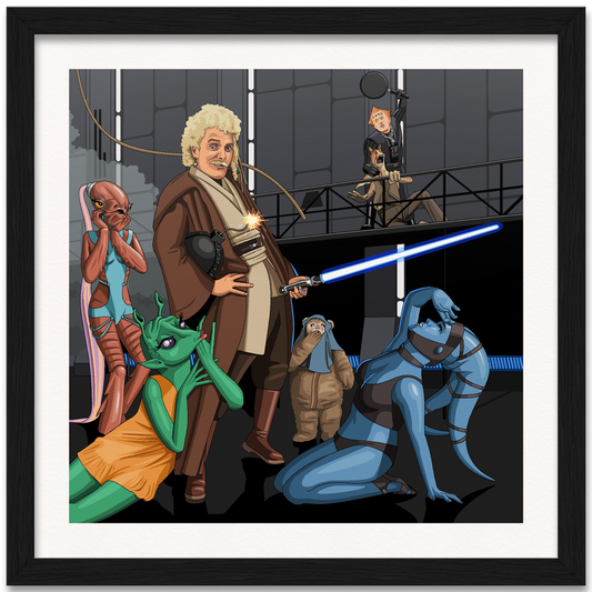 Jedi Flashheart Art Print